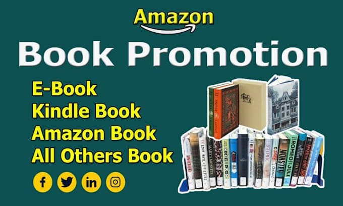 Gig Preview - Do book promotion, book marketing, ebook marketing, amazon KDP book or ebook