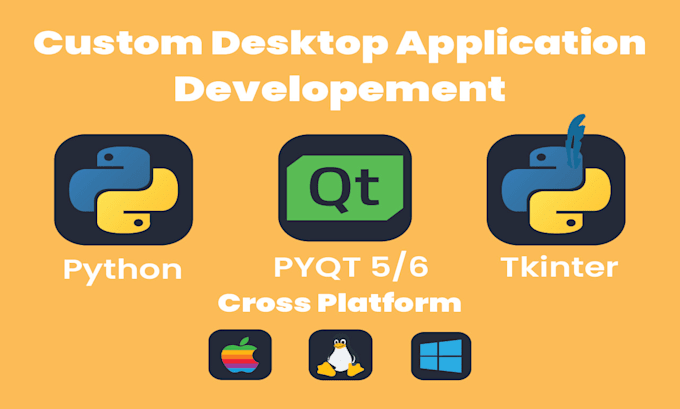 Bestseller - develop custom desktop applications with python tkinter pyqt pyqt5 pyside6