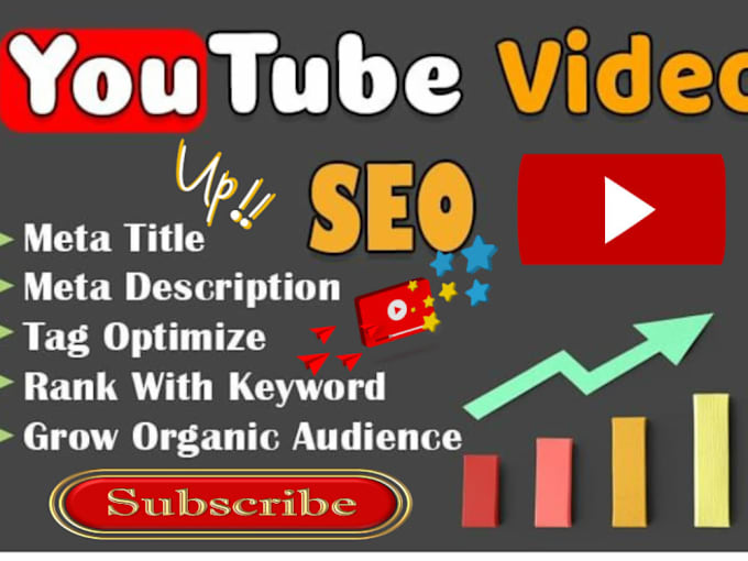 Gig Preview - Be your best youtube video SEO expert for top rank