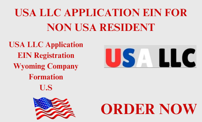 Gig Preview - Usa llc application ein for non USA resident