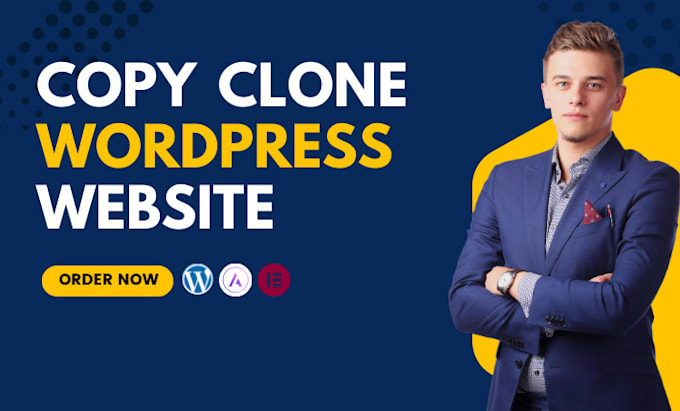 Gig Preview - Copy clone website and design, revamp, duplicate wordpress website