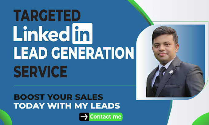 Gig Preview - Be your linkedin lead generation expert get high quality b2b leads