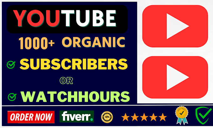 Gig Preview - Provide fast subscribes, watch time for youtube monetization