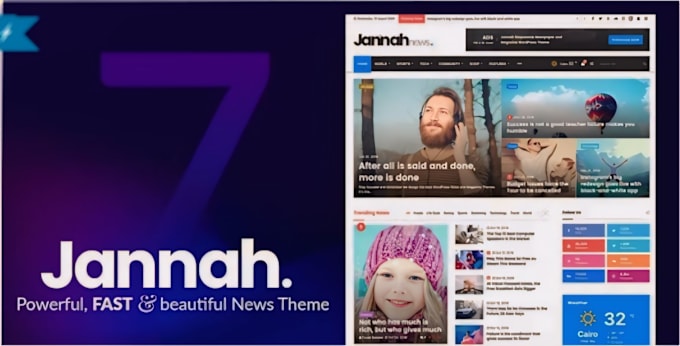 Gig Preview - Do wordpress jannah theme customization fast professional