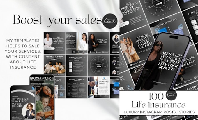 Gig Preview - Design life insurance social media kits life insurance leads insurance post