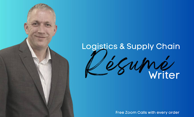 Gig Preview - Create a supply chain management and logistics resume