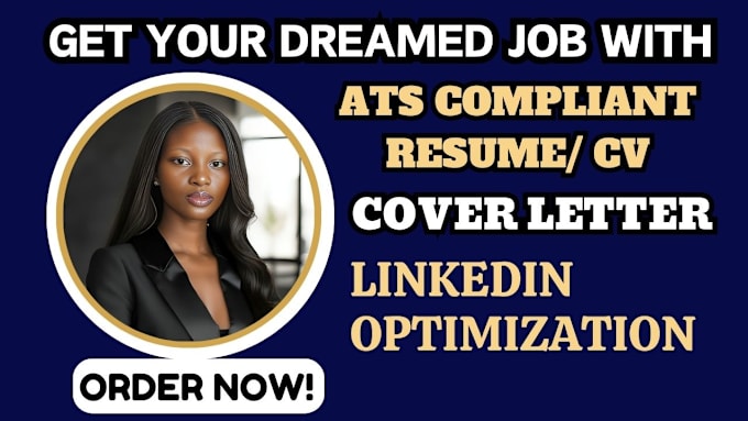 Gig Preview - Offer professional ats compliant  resume service, cover letter, linkedin opt