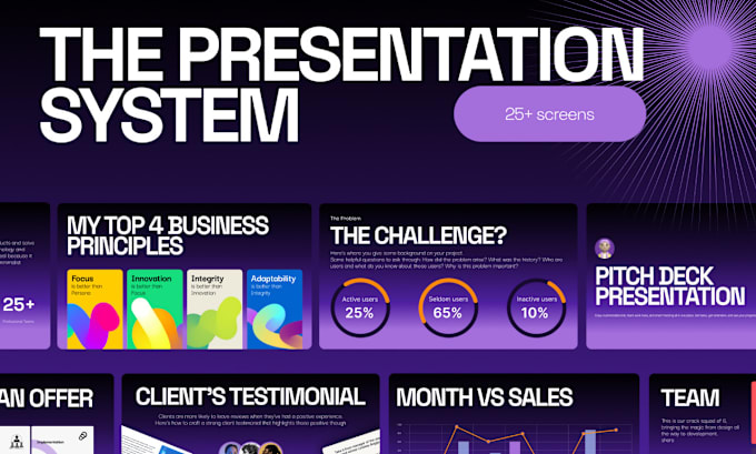 Gig Preview - Powerpoint presentation and investor pitch deck design