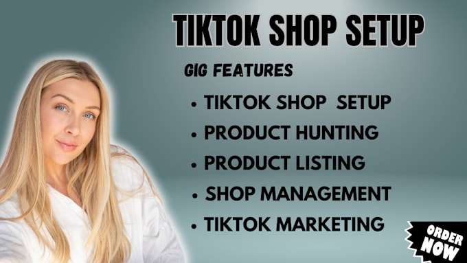 Gig Preview - Manage tiktok shop tiktok setup and run tiktok ads  for passive income