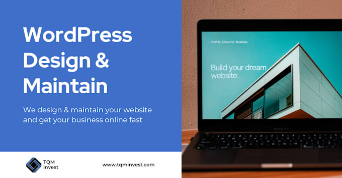 Gig Preview - Build a professional wordpress website and maintain it