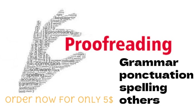 Gig Preview - Create a professional proofreading and editing