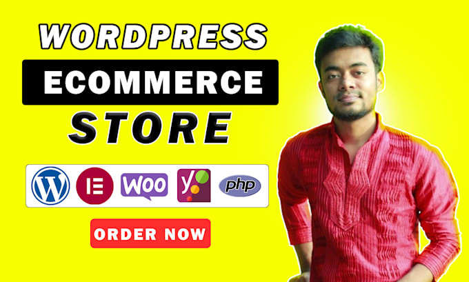 Gig Preview - Design redesign woocommerce website, wordpress ecommerce website or online store