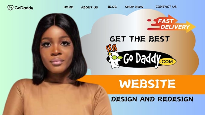 Gig Preview - Godaddy website redesign godaddy website design godaddy website redesign godaddy