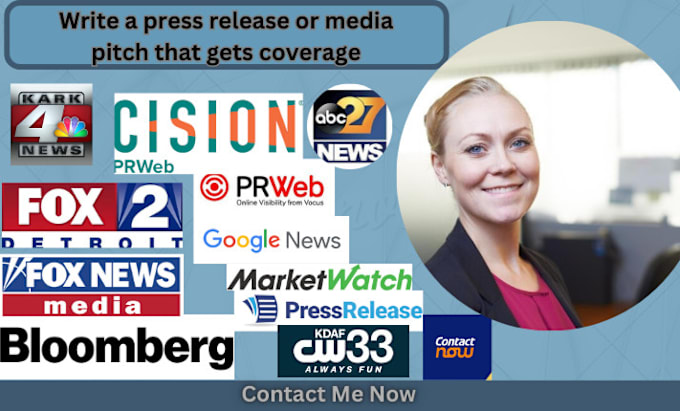 Gig Preview - Write and distribute your press release to top site