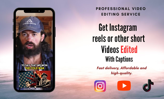 Gig Preview - Edit videos for instagram reels or other short form content