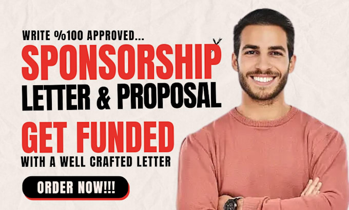 Gig Preview - Write or design a sponsorship proposal letter package event nonprofit pitch deck