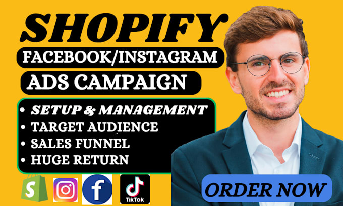 Bestseller - do shopify facebook ads, instagram advertising, fb marketing ads and campaign