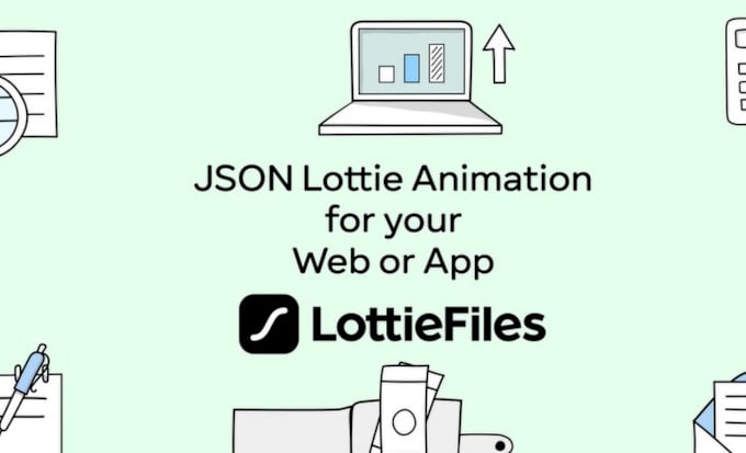 Gig Preview - Do lottie, rive animation and preload for icons illustrations and website, app