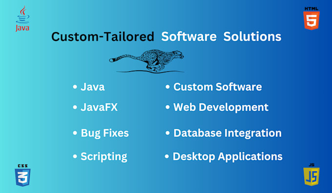 Gig Preview - Develop custom desktop apps and java based solutions for you