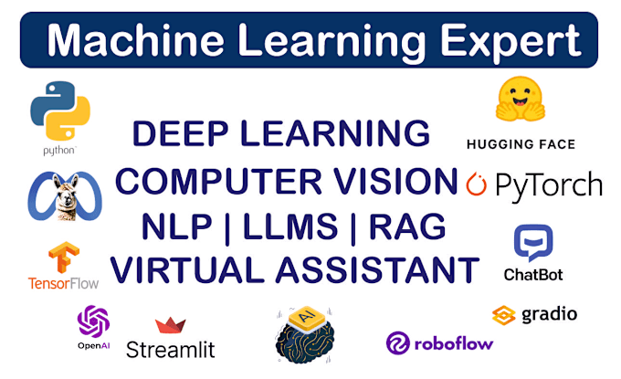 Gig Preview - Do machine learning nlp deep learning tasks ai agents rag chatbots training llm