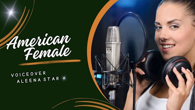 Gig Preview - Record a female american voice over today