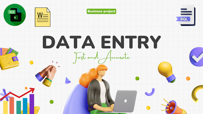 Gig Preview - Do data entry and data input accurately