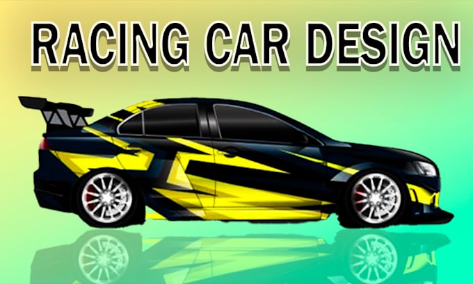 Gig Preview - Create professional racing car wrap design and drift livery