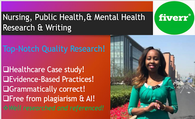 Gig Preview - Write nursing, healthcare, and mental health research