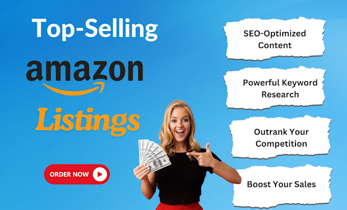 Gig Preview - Write top selling amazon listing SEO product description