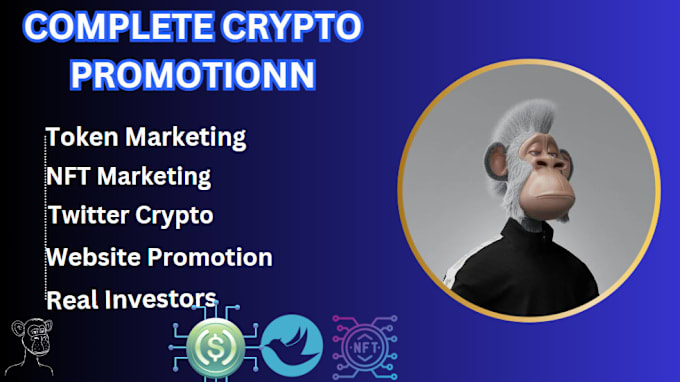 Gig Preview - Promote and shoutout crypto twitter, crypto project to 1m crypto investor