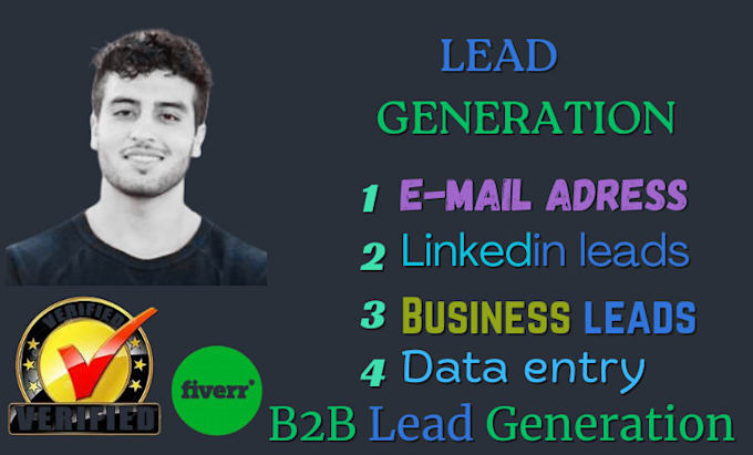 Gig Preview - Do b2b linkedin lead generation and email list building