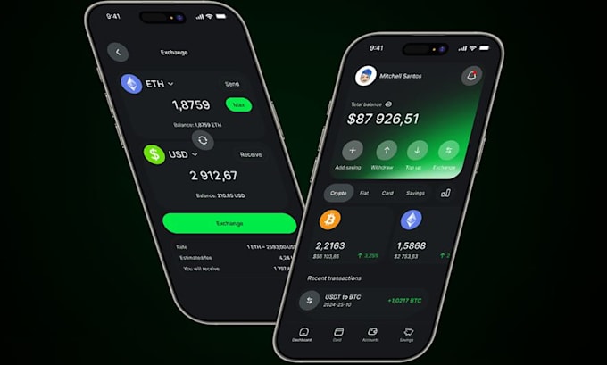 Bestseller - develop crypto exchange wallet, payment app, crypto wallet app, exchange website