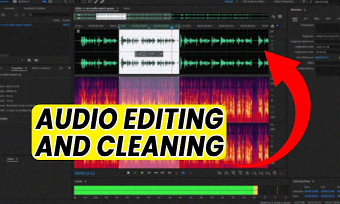 Gig Preview - Edit, fix, clean audio, remove noise or repair video sound