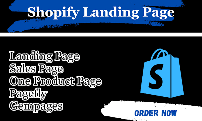 Bestseller - shopify landing page pagefly gempages product landing sales page homepage design