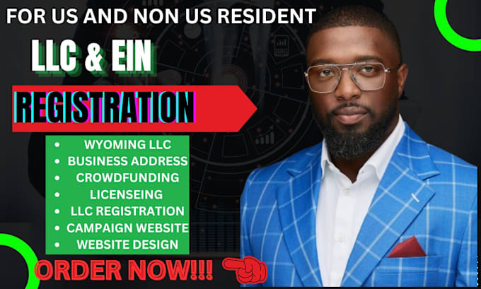 Gig Preview - Do usa llc formation application crowdfunding campaign promotion website design