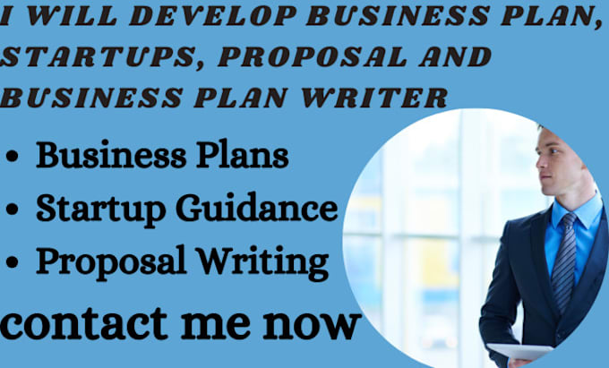 Gig Preview - Develop business plan, startups, proposal and business plan writer