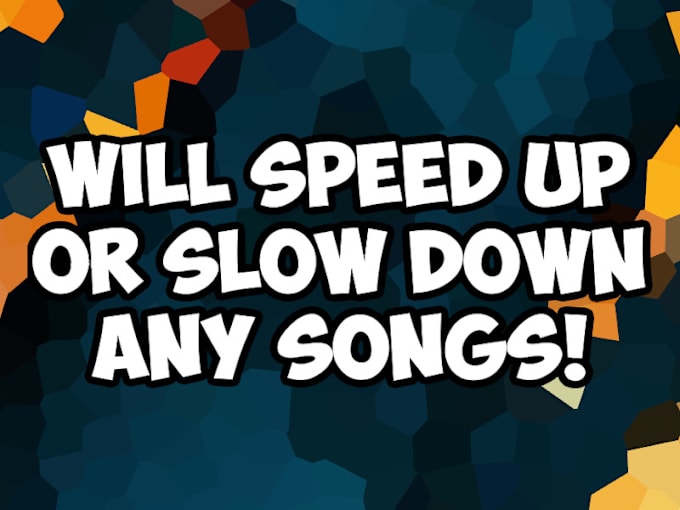 Bestseller - create a sped up and slowed down version of your chosen song