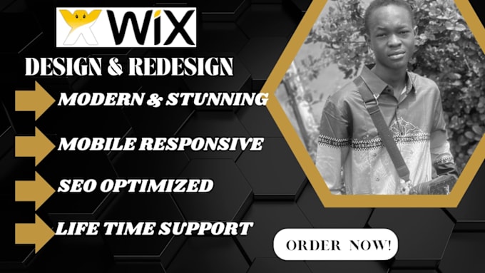 Gig Preview - Wix website redesign wix website design wix website redesign wix redesign