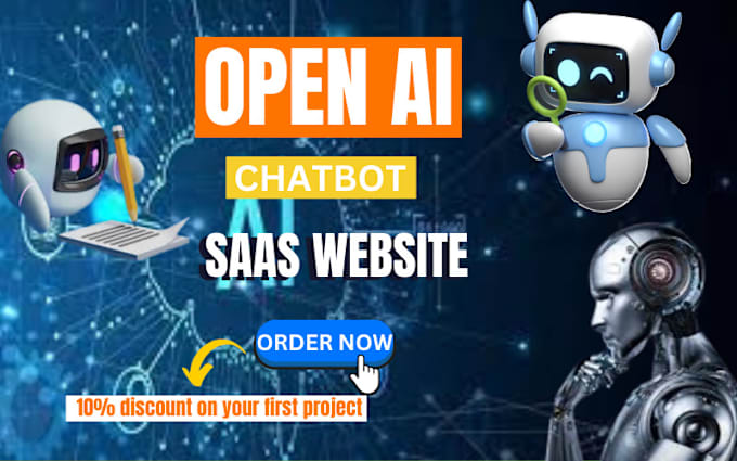 Gig Preview - Create ai chatbot websites saas ai with langchain manychat content generative ai