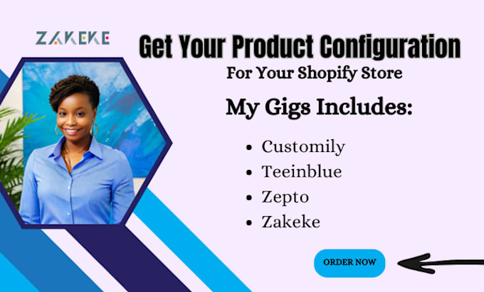 Gig Preview - Setup your customily, zepto, teeinblue, and zakeke product configuration