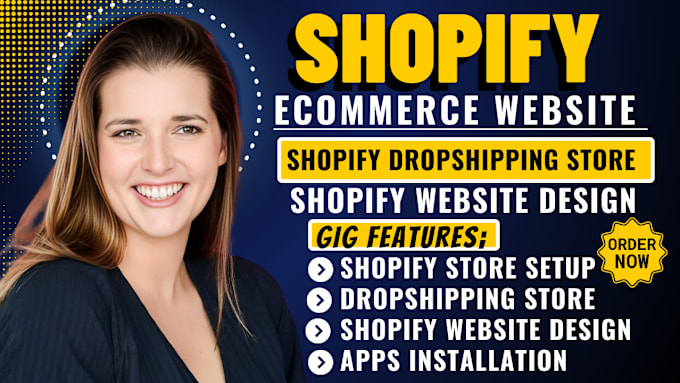 Gig Preview - Promote ecommerce shopify store, shopify traffic, shopify sales funnel