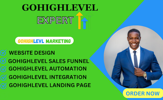 Gig Preview - Design gohighlevel real estate website ghl sales funnel ghl landing page