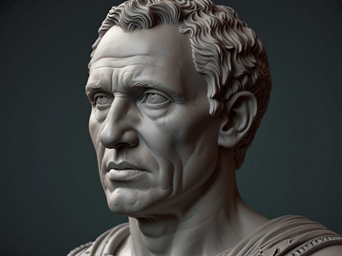 Gig Preview - Sculpt 3d statue, 3d sculpture, stl file, 3d head, miniature, ready for 3d print