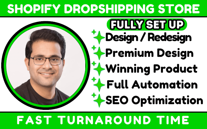 Gig Preview - Build shopify dropshiping store design woocommerce websites setup wordpress site