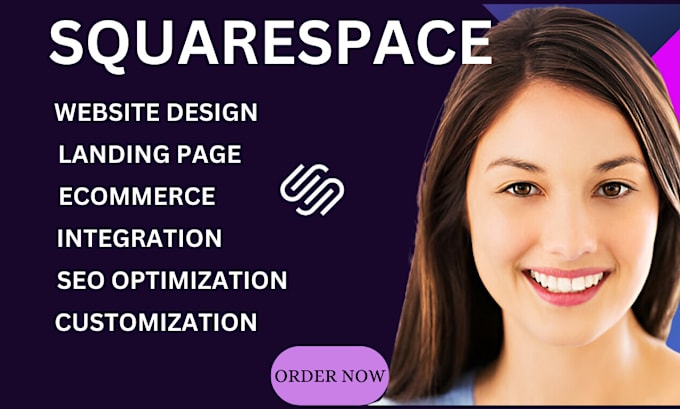 Gig Preview - Squarespace website design  redesign ecommerce landing page customization