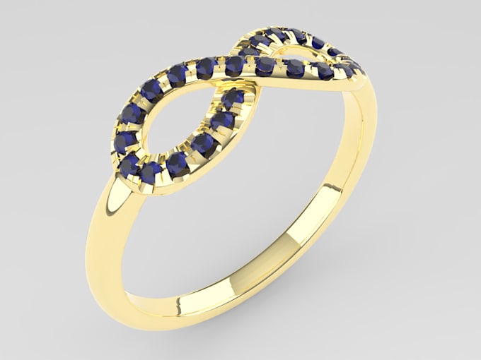 Gig Preview - Make 3d jewelry models using matrixgold, rhinogold, matrix9