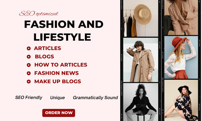 Gig Preview - Write fashion, makeup and lifestyle articles and blogs