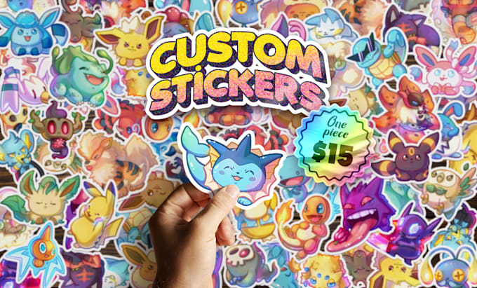 Gig Preview - Create custom sticker illustration