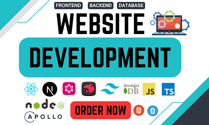 Gig Preview - Build rebuild custom website development full stack website front end developer