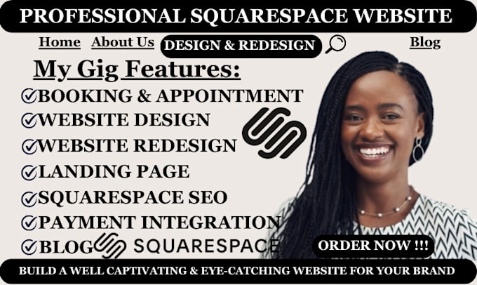 Bestseller - build responsive squarespace website squarespace website design seo squarespace